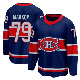 Men's Andrei Markov Montreal Canadiens 2020/21 Special Edition Jersey - Blue Breakaway