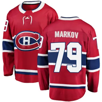 Men's Andrei Markov Montreal Canadiens Home Jersey - Red Breakaway