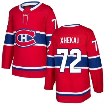 Men's Arber Xhekaj Montreal Canadiens Home Jersey - Red Authentic