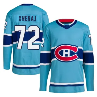 Men's Arber Xhekaj Montreal Canadiens Reverse Retro 2.0 Jersey - Light Blue Authentic