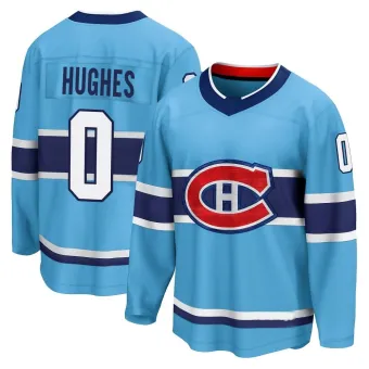 Men's Connor Hughes Montreal Canadiens Special Edition 2.0 Jersey - Light Blue Breakaway