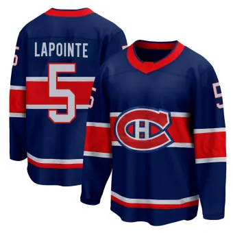 Men's Guy Lapointe Montreal Canadiens 2020/21 Special Edition Jersey - Blue Breakaway