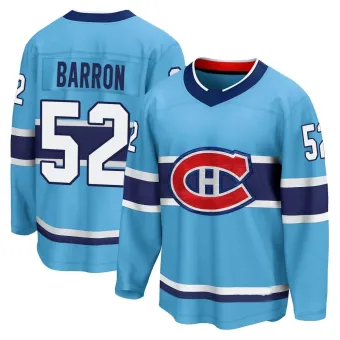 Men's Justin Barron Montreal Canadiens Special Edition 2.0 Jersey - Light Blue Breakaway