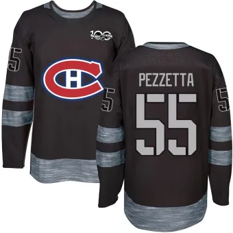 Men's Michael Pezzetta Montreal Canadiens 1917-2017 100th Anniversary Jersey - Black Authentic