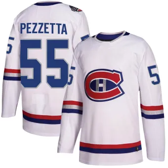 Men's Michael Pezzetta Montreal Canadiens 2017 100 Classic Jersey - White Authentic