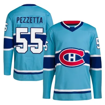 Men's Michael Pezzetta Montreal Canadiens Reverse Retro 2.0 Jersey - Light Blue Authentic