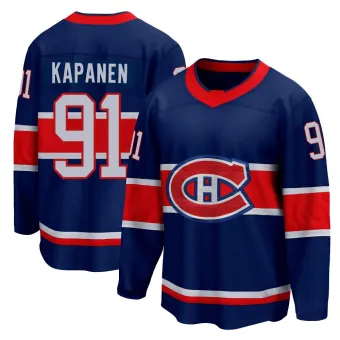 Men's Oliver Kapanen Montreal Canadiens 2020/21 Special Edition Jersey - Blue Breakaway