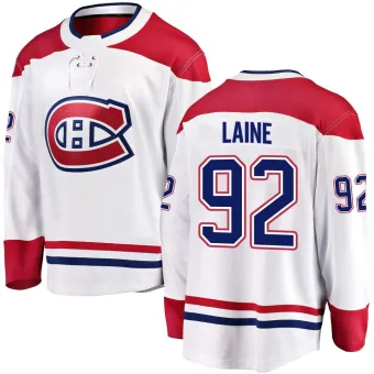 Men's Patrik Laine Montreal Canadiens Away Jersey - White Breakaway