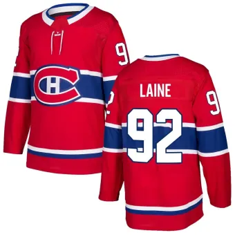 Men's Patrik Laine Montreal Canadiens Home Jersey - Red Authentic