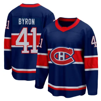 Men's Paul Byron Montreal Canadiens 2020/21 Special Edition Jersey - Blue Breakaway