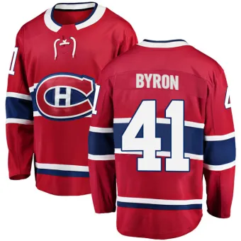 Men's Paul Byron Montreal Canadiens Home Jersey - Red Breakaway