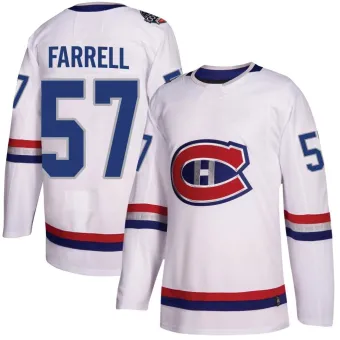 Men's Sean Farrell Montreal Canadiens 2017 100 Classic Jersey - White Authentic