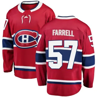 Men's Sean Farrell Montreal Canadiens Home Jersey - Red Breakaway