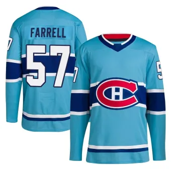 Men's Sean Farrell Montreal Canadiens Reverse Retro 2.0 Jersey - Light Blue Authentic