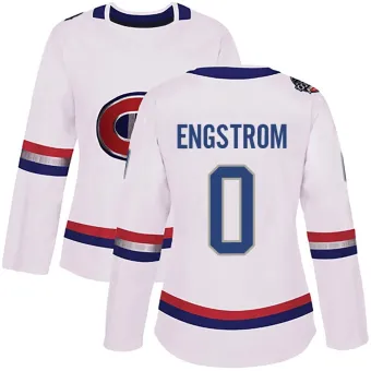 Women's Adam Engstrom Montreal Canadiens 2017 100 Classic Jersey - White Authentic