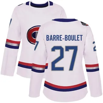 Women's Alex Barre-Boulet Montreal Canadiens 2017 100 Classic Jersey - White Authentic