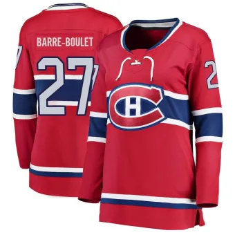 Women's Alex Barre-Boulet Montreal Canadiens Home Jersey - Red Breakaway