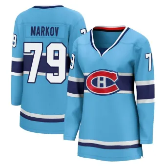 Women's Andrei Markov Montreal Canadiens Special Edition 2.0 Jersey - Light Blue Breakaway