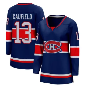 Women's Cole Caufield Montreal Canadiens 2020/21 Special Edition Jersey - Blue Breakaway