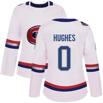 Women's Connor Hughes Montreal Canadiens 2017 100 Classic Jersey - White Authentic