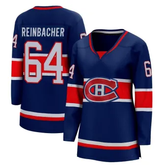 Women's David Reinbacher Montreal Canadiens 2020/21 Special Edition Jersey - Blue Breakaway