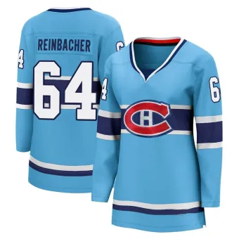 Women's David Reinbacher Montreal Canadiens Special Edition 2.0 Jersey - Light Blue Breakaway