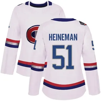 Women's Emil Heineman Montreal Canadiens 2017 100 Classic Jersey - White Authentic