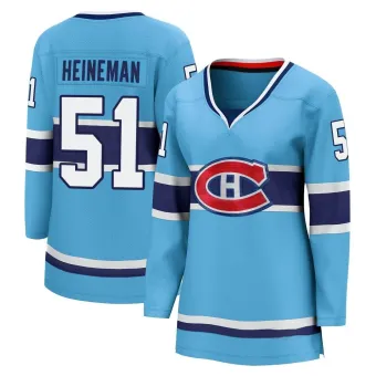 Women's Emil Heineman Montreal Canadiens Special Edition 2.0 Jersey - Light Blue Breakaway