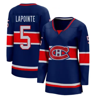 Women's Guy Lapointe Montreal Canadiens 2020/21 Special Edition Jersey - Blue Breakaway