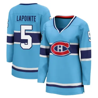 Women's Guy Lapointe Montreal Canadiens Special Edition 2.0 Jersey - Light Blue Breakaway