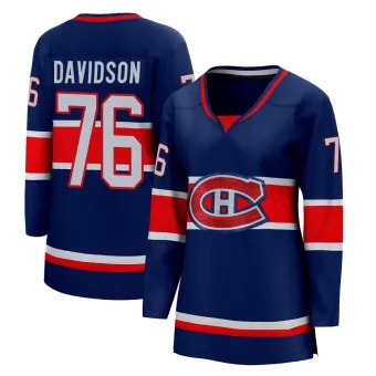 Women's Jared Davidson Montreal Canadiens 2020/21 Special Edition Jersey - Blue Breakaway