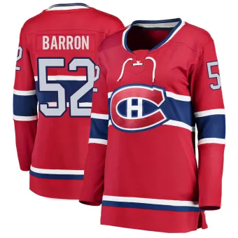 Women's Justin Barron Montreal Canadiens Home Jersey - Red Breakaway