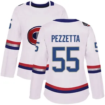 Women's Michael Pezzetta Montreal Canadiens 2017 100 Classic Jersey - White Authentic