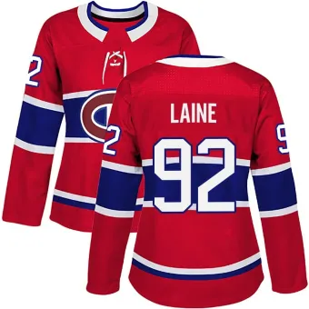 Women's Patrik Laine Montreal Canadiens Home Jersey - Red Authentic