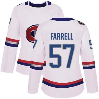 Women's Sean Farrell Montreal Canadiens 2017 100 Classic Jersey - White Authentic