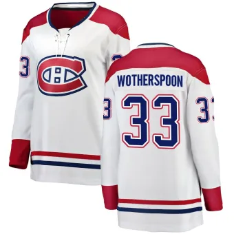 Women's Tyler Wotherspoon Montreal Canadiens Away Jersey - White Breakaway