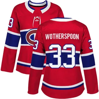 Women's Tyler Wotherspoon Montreal Canadiens Home Jersey - Red Authentic