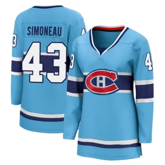 Women's Xavier Simoneau Montreal Canadiens Special Edition 2.0 Jersey - Light Blue Breakaway