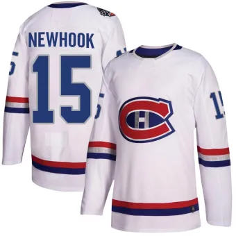 Youth Alex Newhook Montreal Canadiens 2017 100 Classic Jersey - White Authentic