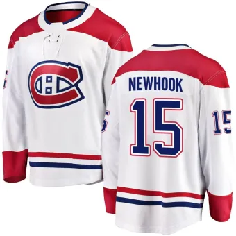 Youth Alex Newhook Montreal Canadiens Away Jersey - White Breakaway