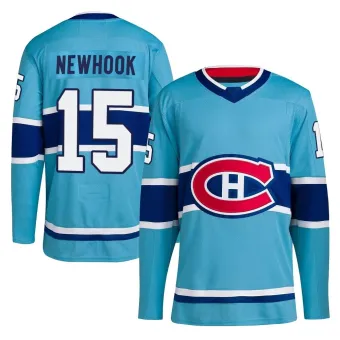 Youth Alex Newhook Montreal Canadiens Reverse Retro 2.0 Jersey - Light Blue Authentic