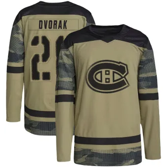 Youth Christian Dvorak Montreal Canadiens Military Appreciation Practice Jersey - Camo Authentic