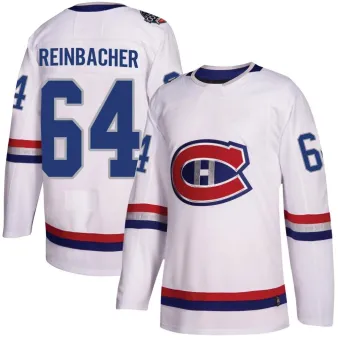 Youth David Reinbacher Montreal Canadiens 2017 100 Classic Jersey - White Authentic