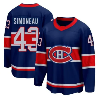 Youth Xavier Simoneau Montreal Canadiens 2020/21 Special Edition Jersey - Blue Breakaway